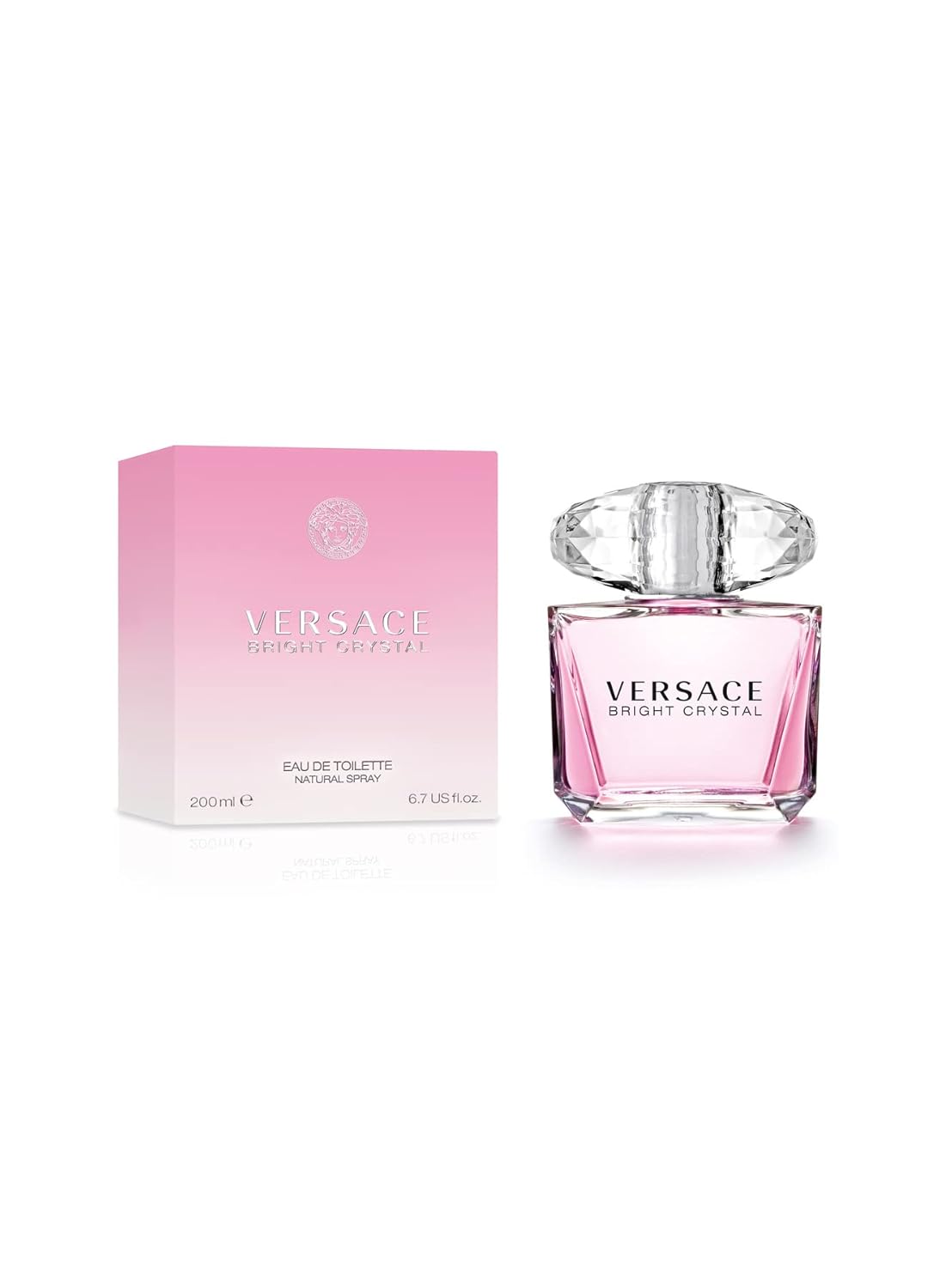 Versace Bright Crystal by Versace for Women 200ml - 6.7 oz Eau de Toilette Spray